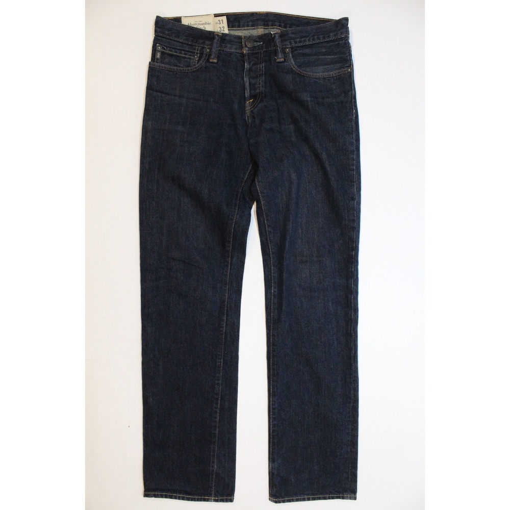 Abercrombie & Fitch Jeans 32x32 (Tag 31x32) Low‎ Rise Slim Straight Button Fly